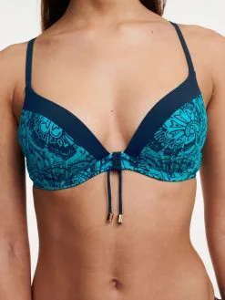 Chantelle FLOWERS Bikini Push-Up BH -Angebote Shorties Store C18H20 0M2 4